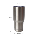 Sublimation stainless steel insulated wine cup with cover